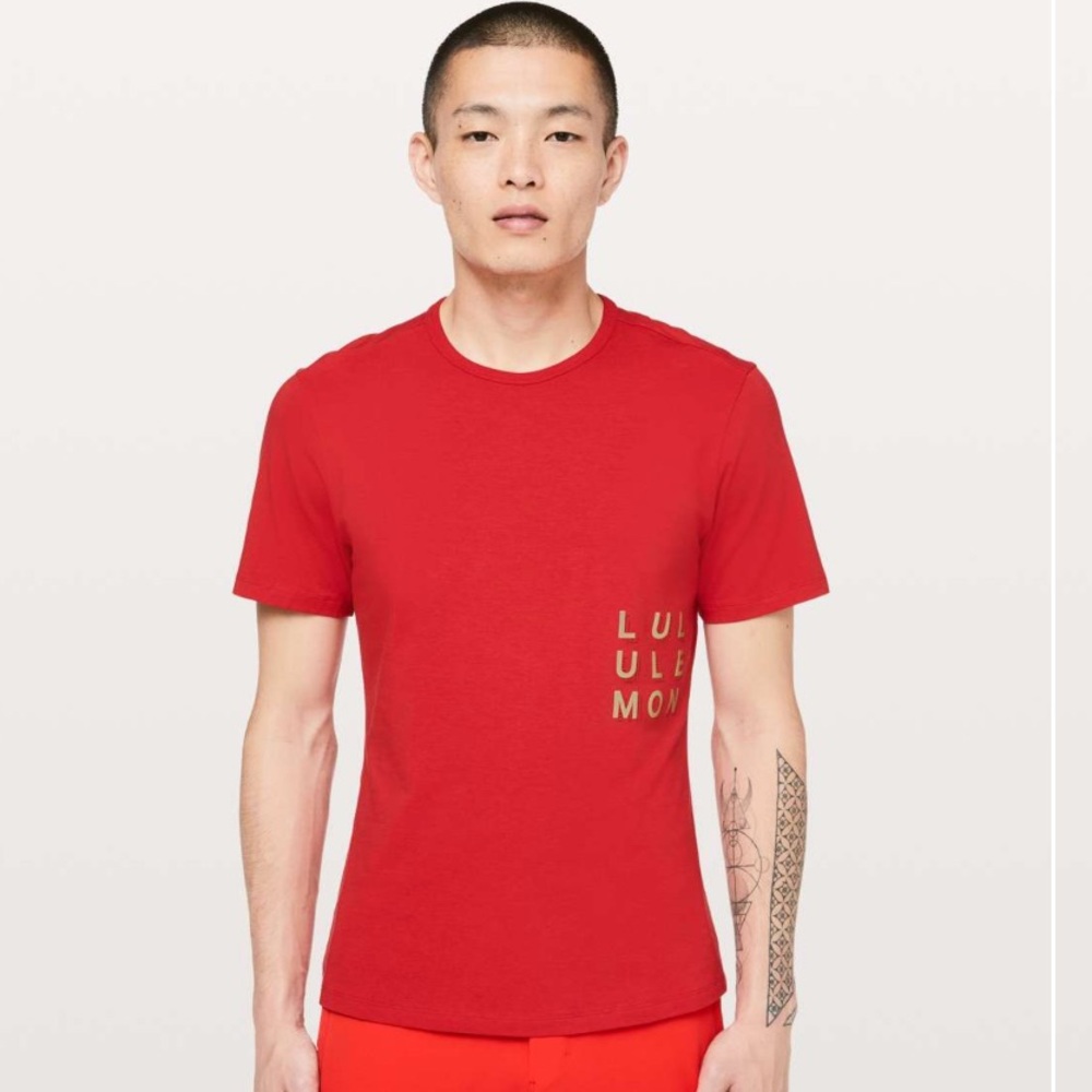 Lululemon 5 Year Basic Tee *Lunar New Year Fiery Red